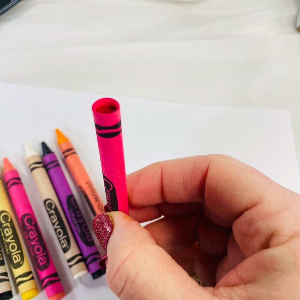 Crayola 16 Count Crayons Vintage 1985 Discontinued Crayola Font - Picture 5 of 12